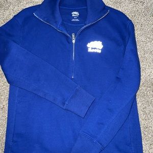 Woman’s roots crew neck with half-zipper